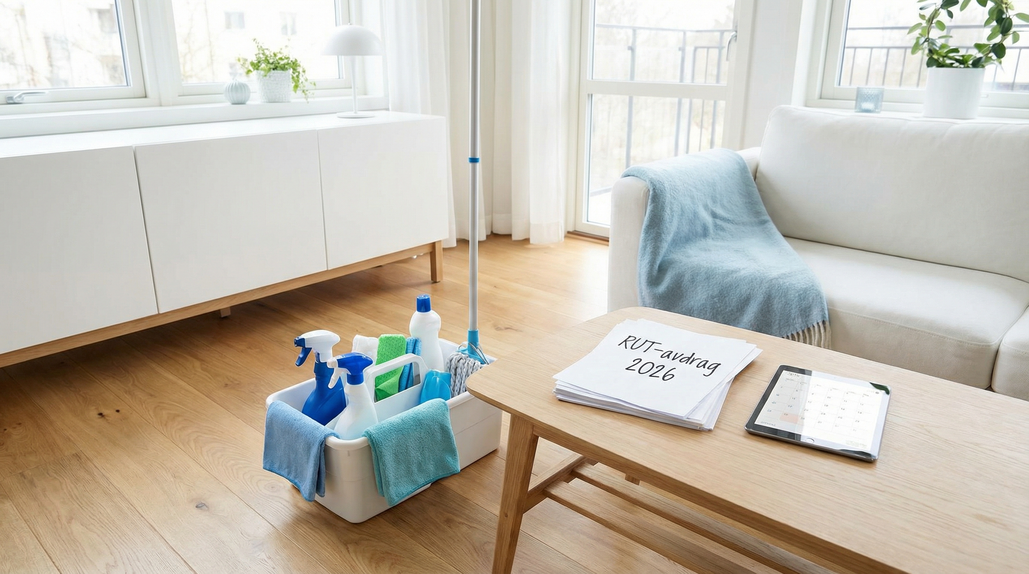 Den kompletta guiden till RUT-avdrag för städföretag (2026)